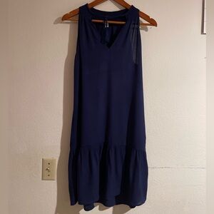 Summer Dress, Middle Thighs, Blue, Small Size